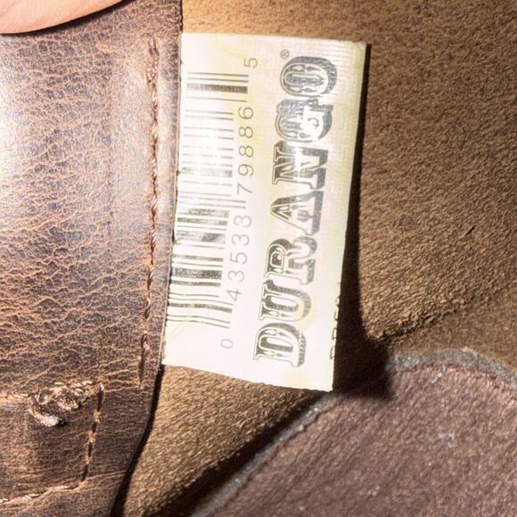 DURANGO CROSSROADS 11" MENS USA Size 13D BROWN LEATHER HARNESS MOTO BOOTS - Picture 8 of 10